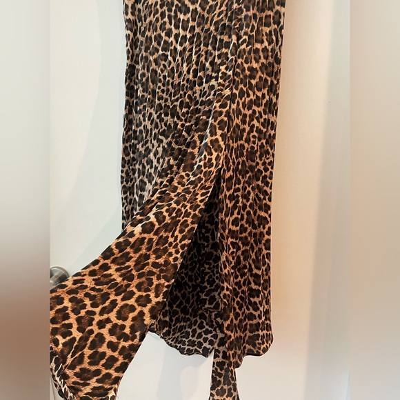 Zara Animal Print Slit Skirt - Picture 2 of 2